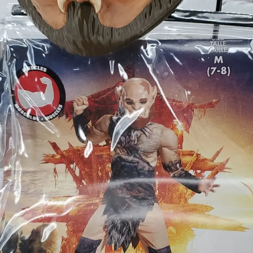 Halloween Costume Orgrim War craft Size M 7-8